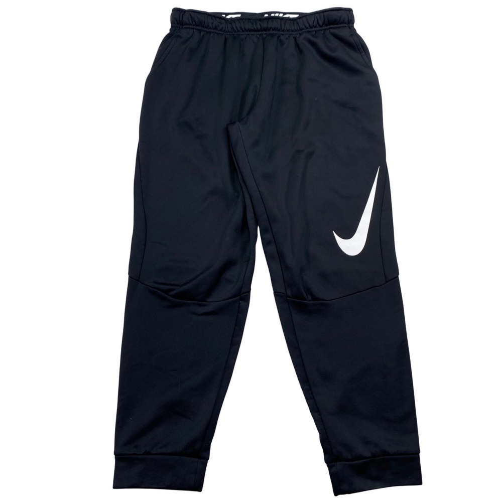 Nike Mens Large Therma-Fit Graphic Tapered GX Fleece Sweatpants Swoosh 800317-01